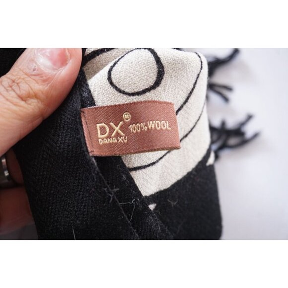 DANA XU 100% Merino Wool Shawl Wrap – Large Winter Pashmina Scarf Poncho - Picture 4 of 8